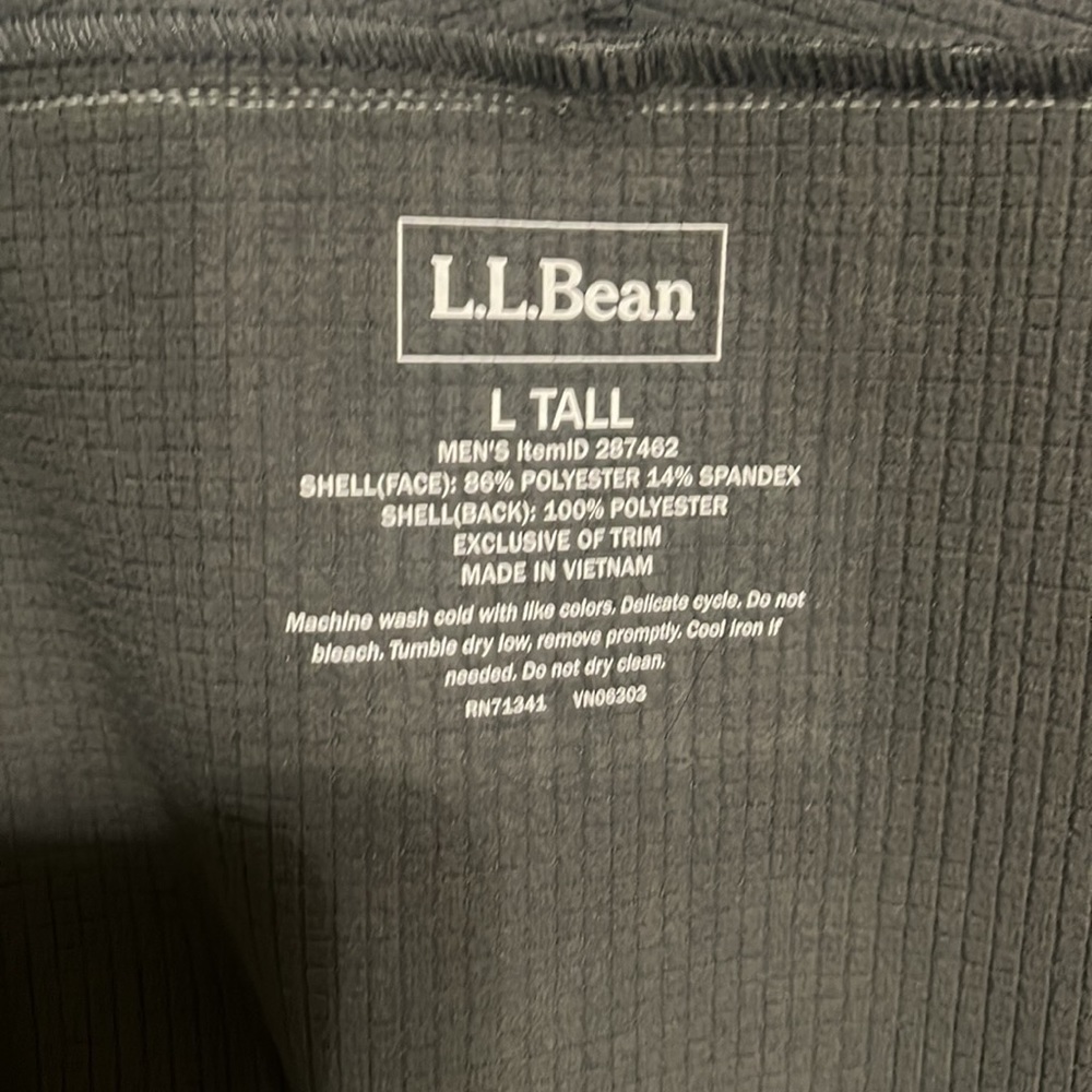 L.L. Bean Large Gray Soft-Shell Jacket - image 2